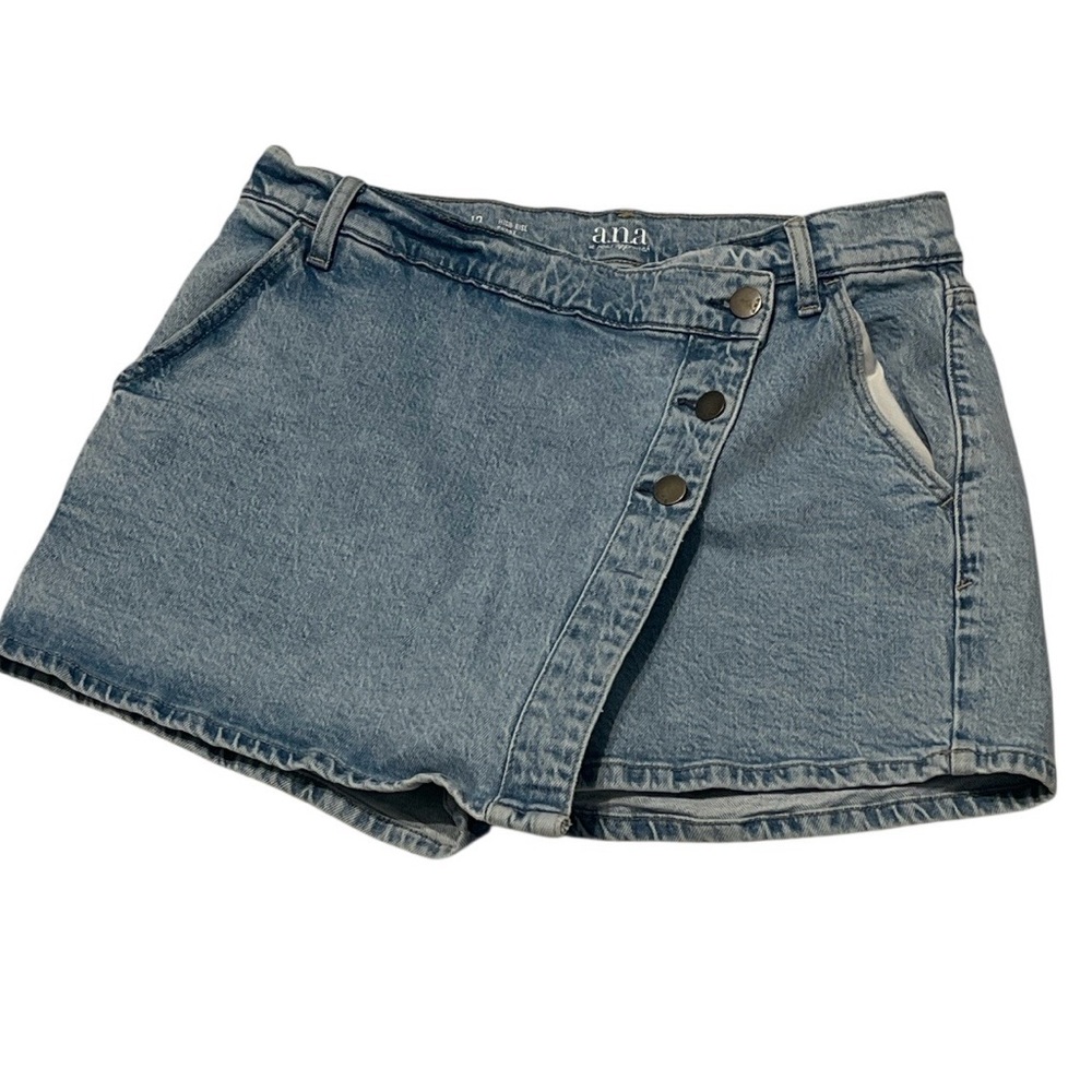 a.n.a  casual Light Blue Women's Skorts 99% cotton - Picture 4 of 13